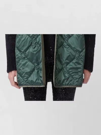 Weekend Max Mara Hooded Coat Drawstring Detail Front Pockets In Gray