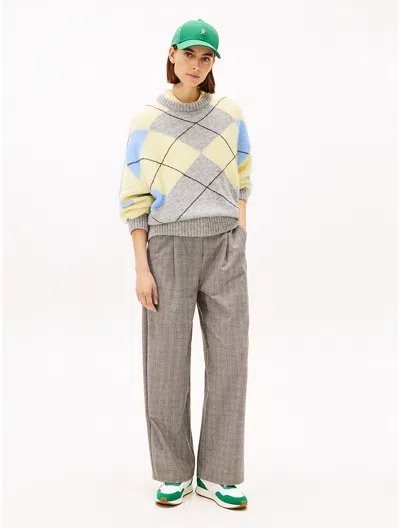 Tommy Hilfiger Glen Plaid Elastic In Multi