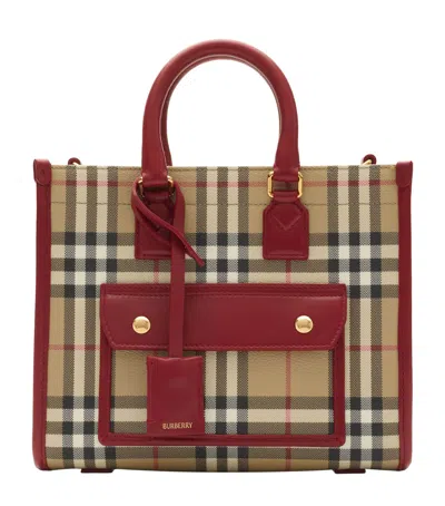 Burberry Press-stud-fastening Tote Bag In Multi
