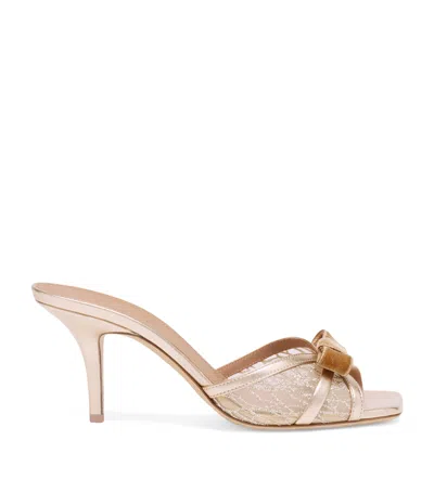 Malone Souliers Glittered Perla Heeled Sandals 70 In Gold