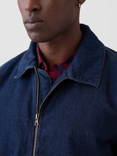 Gap Factory Relaxed Denim Jacket In Blue