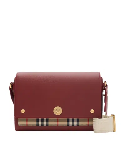 Burberry Leather Note Cross-body Bag In Multi