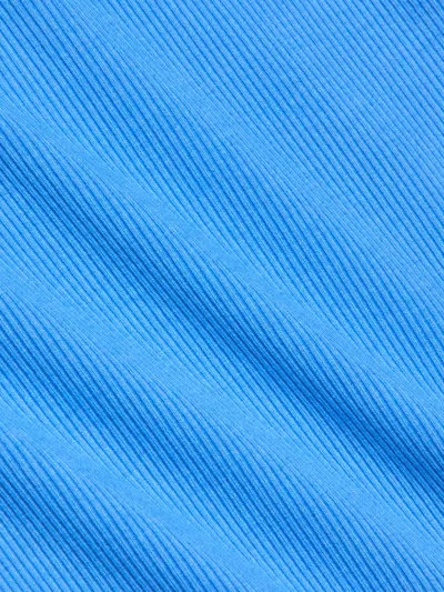 L'agence Nica Scoopneck Bodysuit In Blue