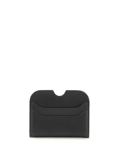 Acne Studios Men Leather Card Holder In Brown