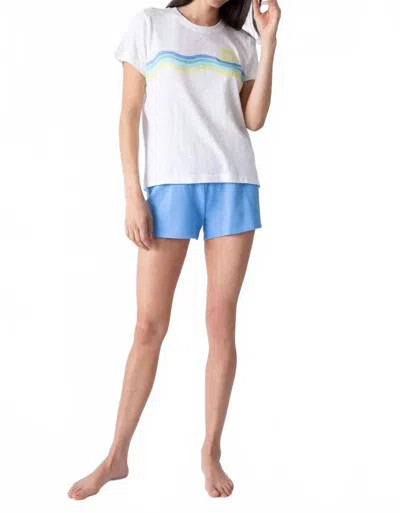 Pj Salvage Aloha Summer Short Pajama Set In Ivory In White