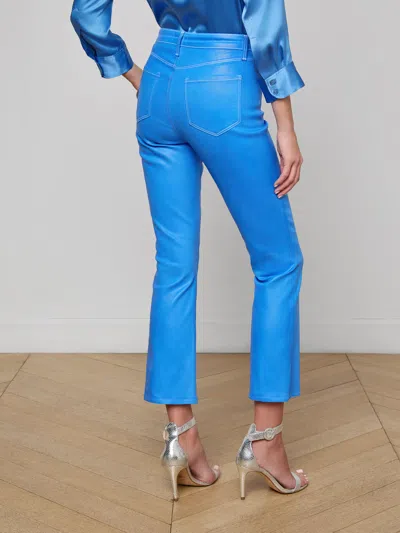 L'agence Tati Coated Bootcut Jean In Blue