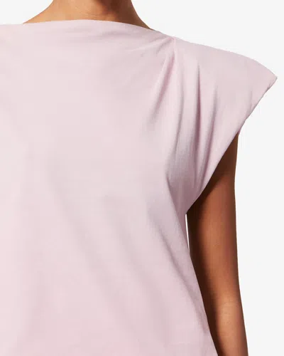 Isabel Marant Drapiertes Sebani T-shirt In Pink