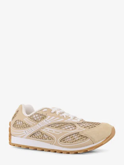 Bottega Veneta Orbit Sneakers Low Top Mesh Panels Rubber Sole In Neutral