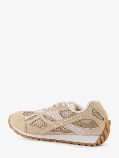 Bottega Veneta Orbit Sneakers Low Top Mesh Panels Rubber Sole In Neutral