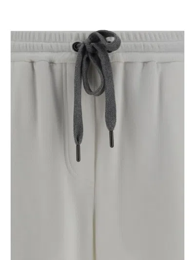 Brunello Cucinelli Women Sweatpants In White