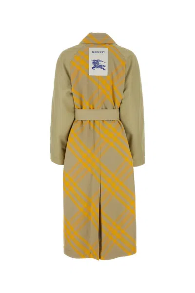 Burberry Women Two-tone Cotton Reversible Bradford Trench Coat In Multi