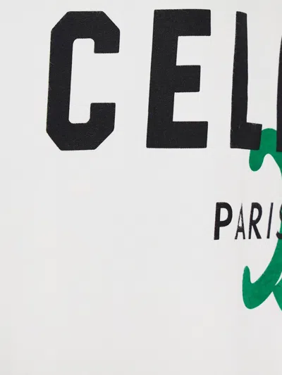 Celine Men Relaxed Fit Cotton T-shirt In Multi