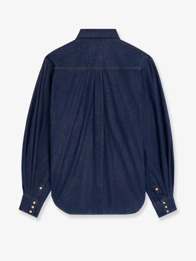 Celine Women Denim Shirt In Multi