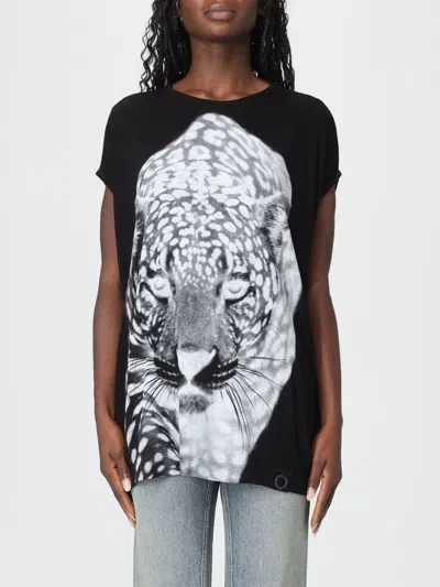 Stella Mccartney Leopard-print T-shirt In Black
