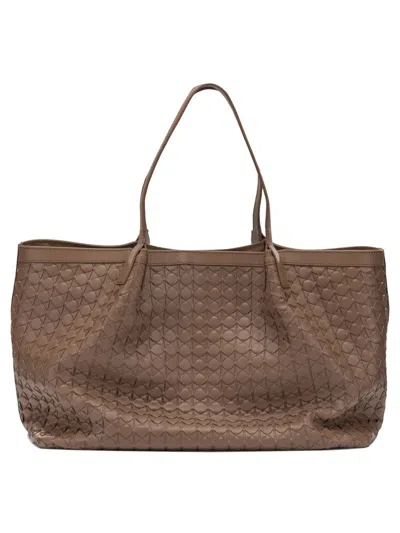 Serapian "secret" Large Shoulder Bag In Brown