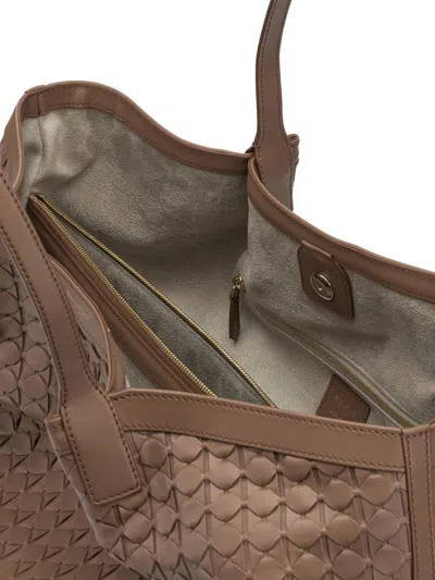 Serapian "secret" Large Shoulder Bag In Brown