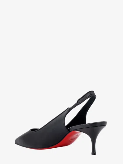 Christian Louboutin Women Sporty Kate Sling 55 Leather Slingback Pumps In Black
