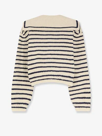 Dior Women  Mariniere Cotton Cardigan In Multi