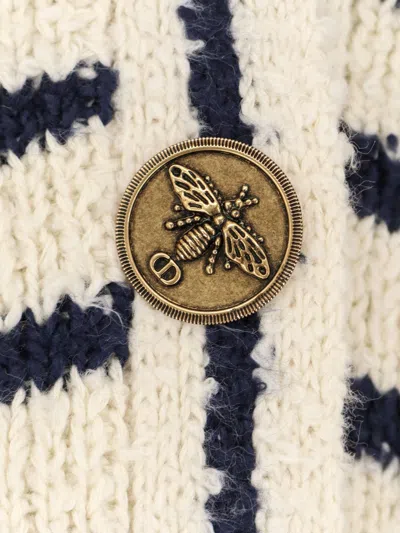 Dior Women  Mariniere Cotton Cardigan In Multi