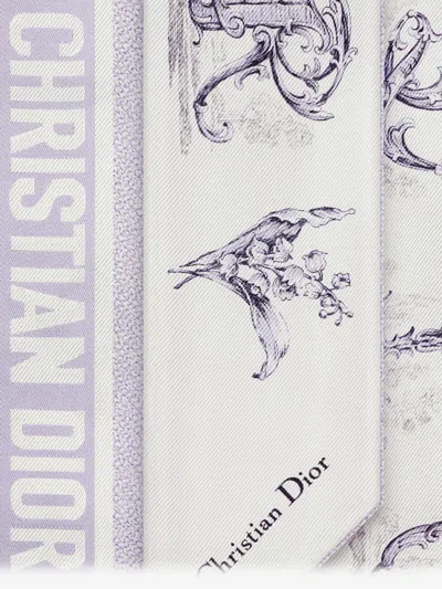 Dior Women Silk Mitzah  Alphabet In Neutral
