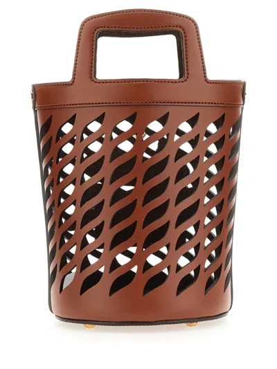 Etro Women "coffa" Bag With Logo In Brown