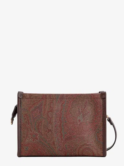 Etro Women Arnica Medium Pouch With Pegasus In Multi