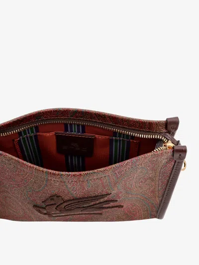 Etro Women Arnica Medium Pouch With Pegasus In Multi
