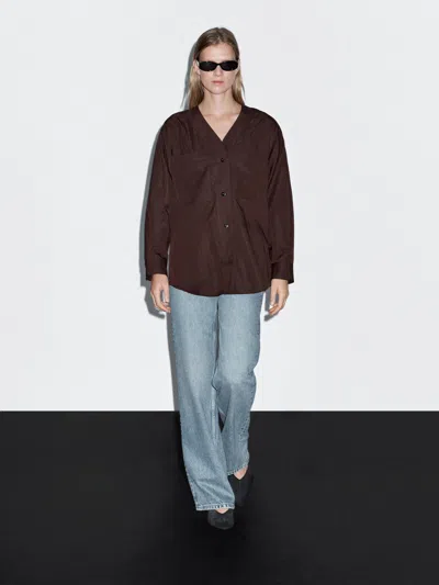 Massimo Dutti V In Brown