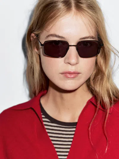 Massimo Dutti Wool Blend Knit V In Black