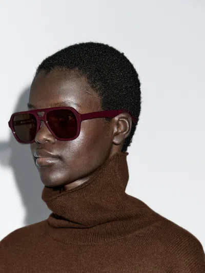 Massimo Dutti Wool Blend Knit Turtleneck Sweater In Brown