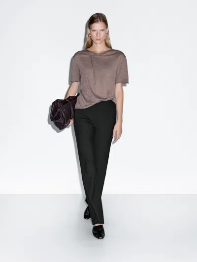 Massimo Dutti Short Sleeve T In Multi