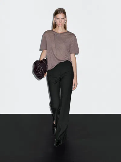 Massimo Dutti Short Sleeve T In Multi