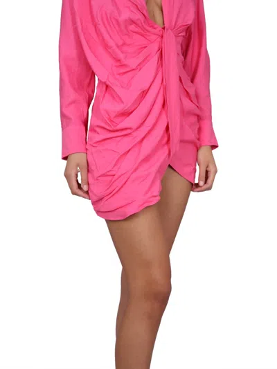 Jacquemus Pink Bahia Mini Dress