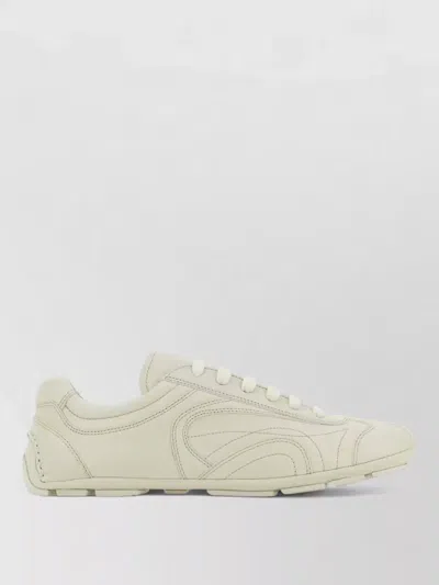 Prada Montecarlo Re-edition 2005 Nappa Leather Sneakers In White
