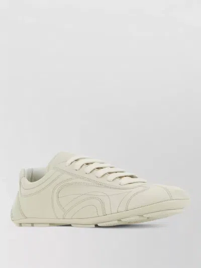 Prada Montecarlo Re-edition 2005 Nappa Leather Sneakers In White