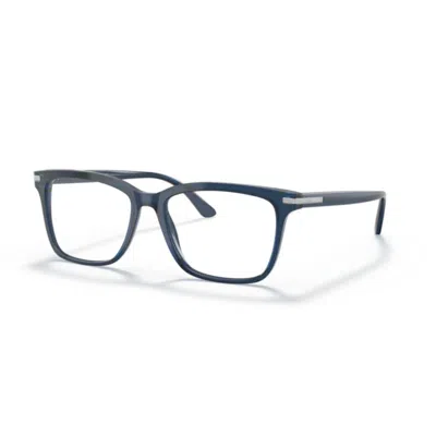 Prada Square Frame Glasses In Blue