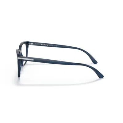 Prada Square Frame Glasses In Blue
