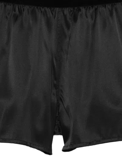 Tom Ford Elasticated-waistband Pajama Shorts In Black