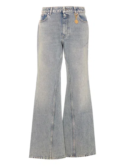 Stella Mccartney Stella Mc Cartney Flared Leg Denim Jeans In Blue