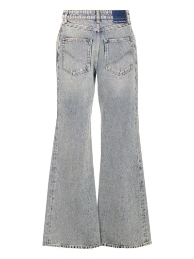 Stella Mccartney Stella Mc Cartney Flared Leg Denim Jeans In Blue