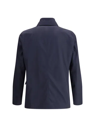 Herno Men Byron Waterproof Blazer In Blue