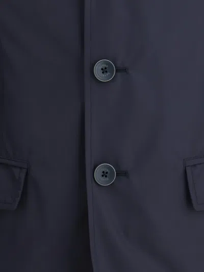 Herno Men Byron Waterproof Blazer In Blue