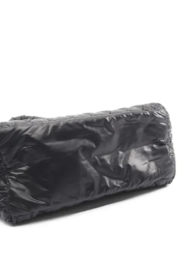 Pre-owned Chanel 2012-2013 Mm Coco Coon Quilted Tote Bag In Black