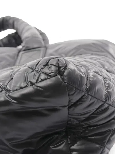 Pre-owned Chanel 2012-2013 Mm Coco Coon Quilted Tote Bag In Black