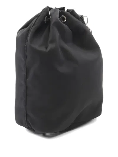 Pre-owned Prada Logo-detail Make-up Bag In Black