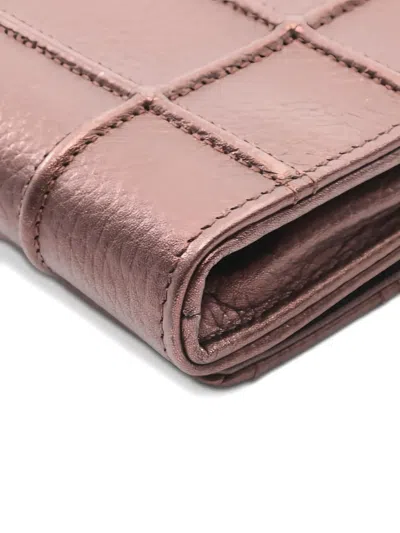 Pre-owned Dior 2010s Ama Chain-strap Leather Clutch Bag In Brown