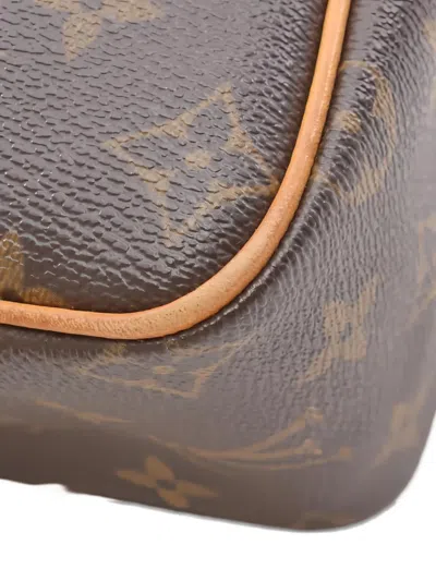 Pre-owned Louis Vuitton 2004 Pm Viva Cite Monogram Shoulder Bag In Brown