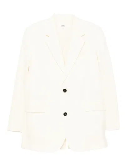 Ami Alexandre Mattiussi Single-breasted Blazer In Yellow