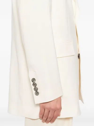 Ami Alexandre Mattiussi Single-breasted Blazer In Yellow