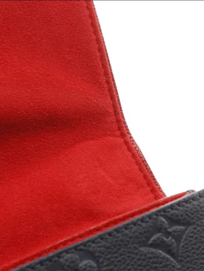 Pre-owned Louis Vuitton 2017 Monogram Empreinte Saint Sulpice Pm Shoulder Bag In Blue